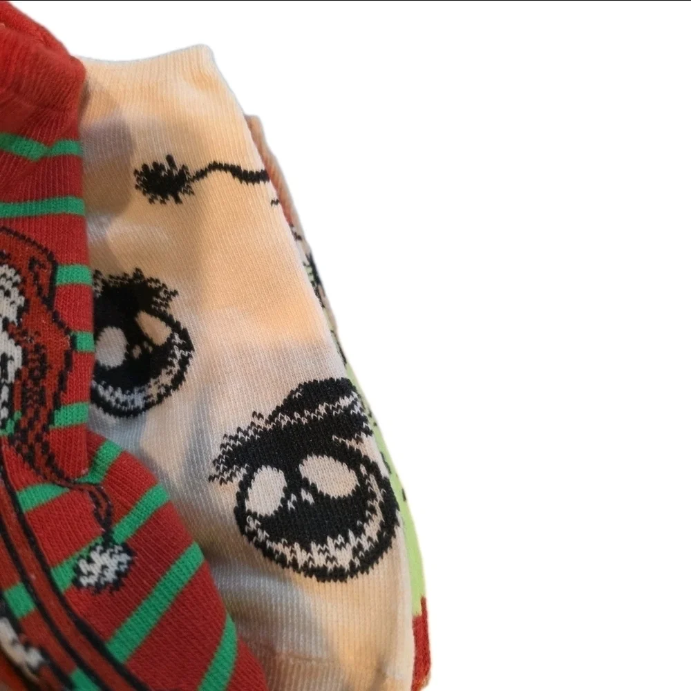 Disney 'Nightmare Befoee Xmas' Themed Socks 4-10 Set Of 5 Socks